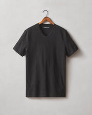men's premium slub v-neck tee